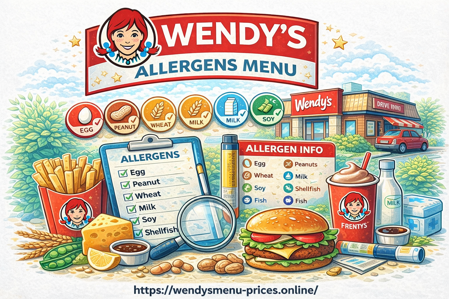 Wendy's Allergens Menu