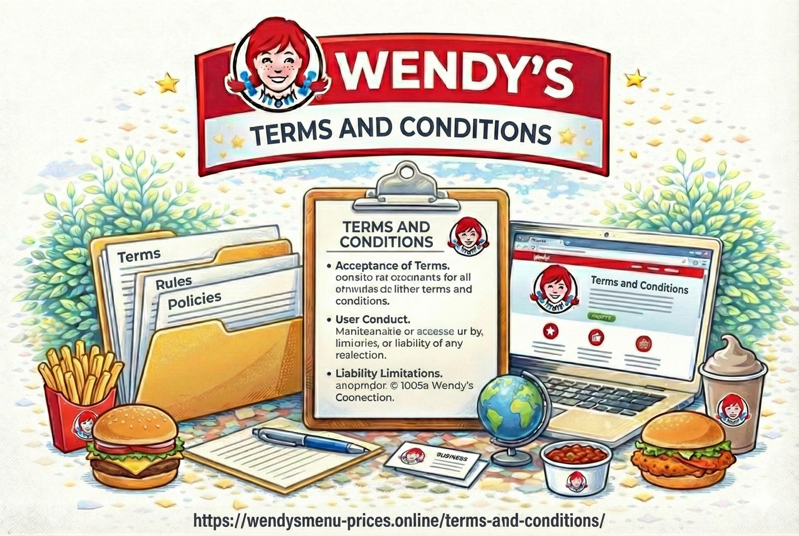 Wendys Menu Prices - Terms and Conditions