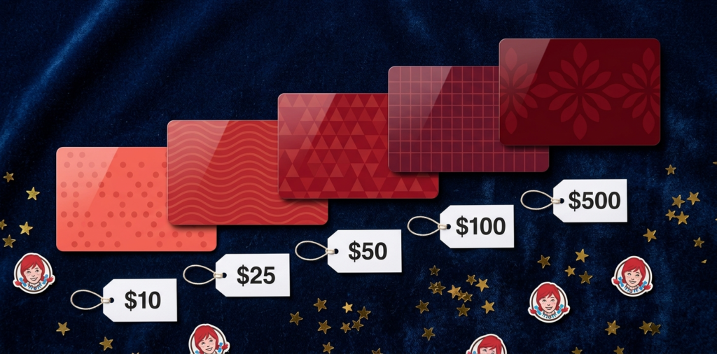 Wendys Five cards staircase showing values