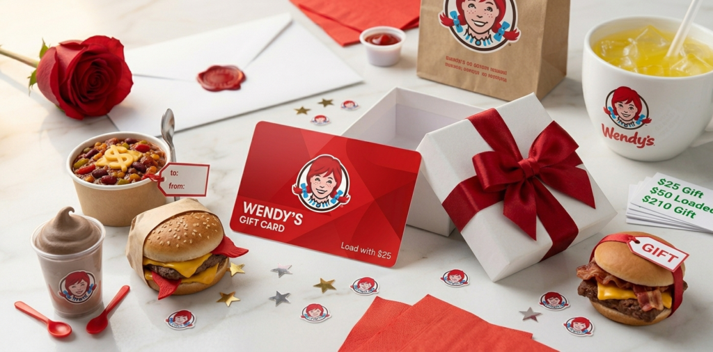 Wendys Hero — gift card with bow and envelope
