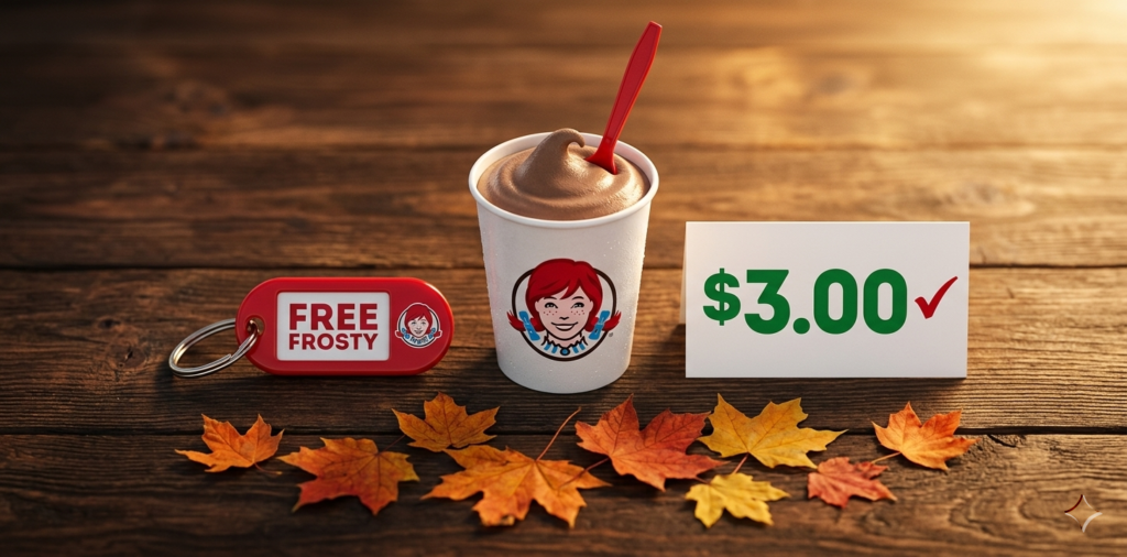 Wendy's Frosty Key Tag with free Junior Frosty