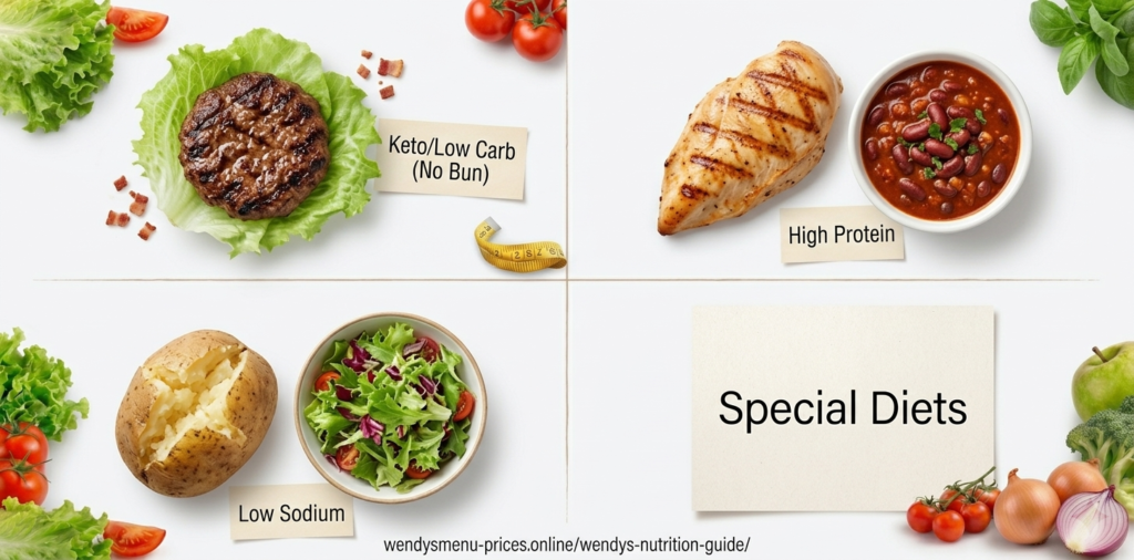 Special diets food grid