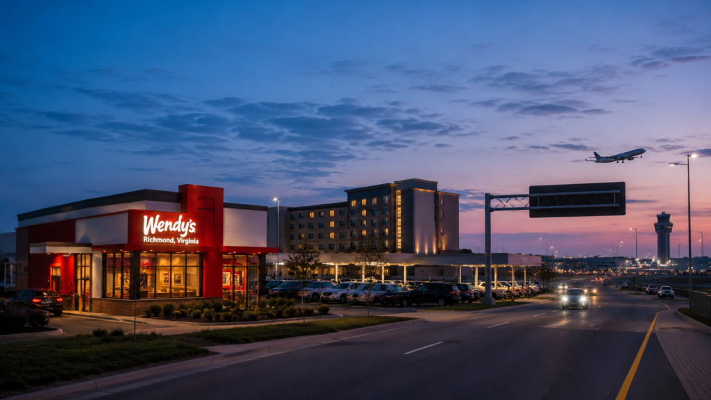 East End Richmond corridor near Richmond International Airport