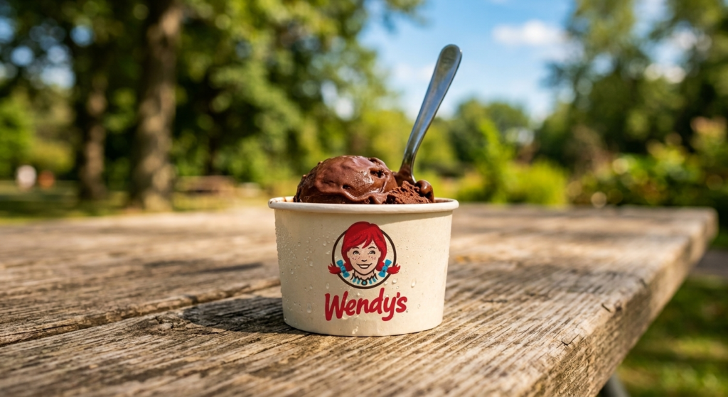 Frozen chocolate dessert enjoyed outdoors during a warm Spokane summer day